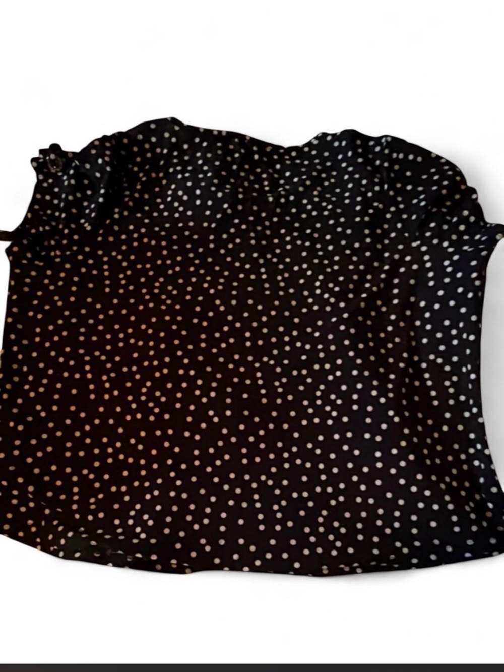 Women’s Black Polka Dot Sleeveless Top